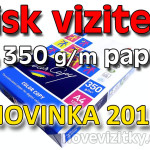 tisk vizitek na 350 g/m papír