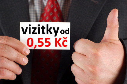 nový ceník vizitek 2017 - vizitky od 0,55 Kč