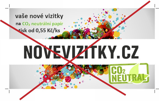 ukázka nesprávné přípravy dat pro tisk vizitek - chybí přesahy pozadí pro tisk na spad ukázka nesprávné přípravy dat pro tisk vizitek - chybí přesahy pozadí pro tisk na spad