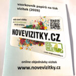 nový vzorník vizitek